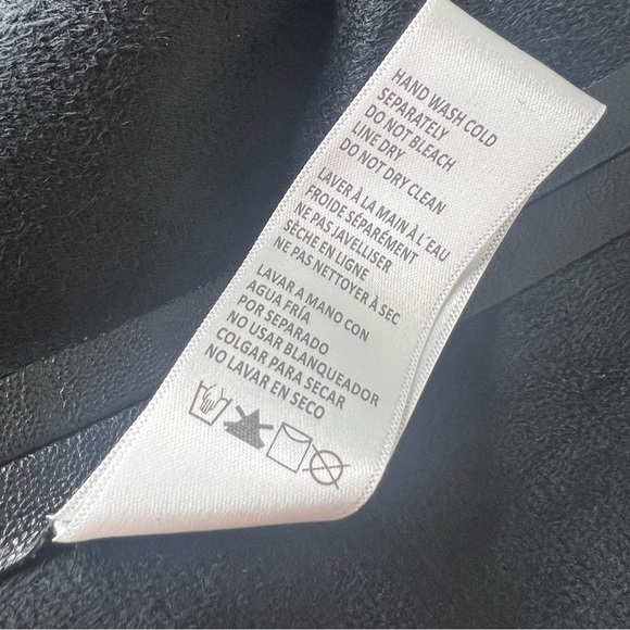 GOOD AMERICAN Black Vacay Faux Leather Dress Sexy Sleeveless Open Back Sz L NWT - Picture 15 of 16